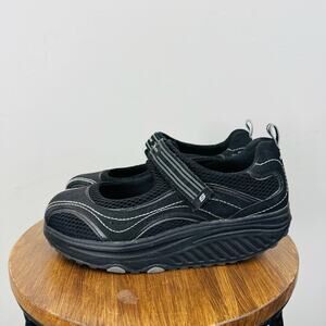 Skechers Shape Up Mary Jane’s Black Shoes Women’s Size 7.5